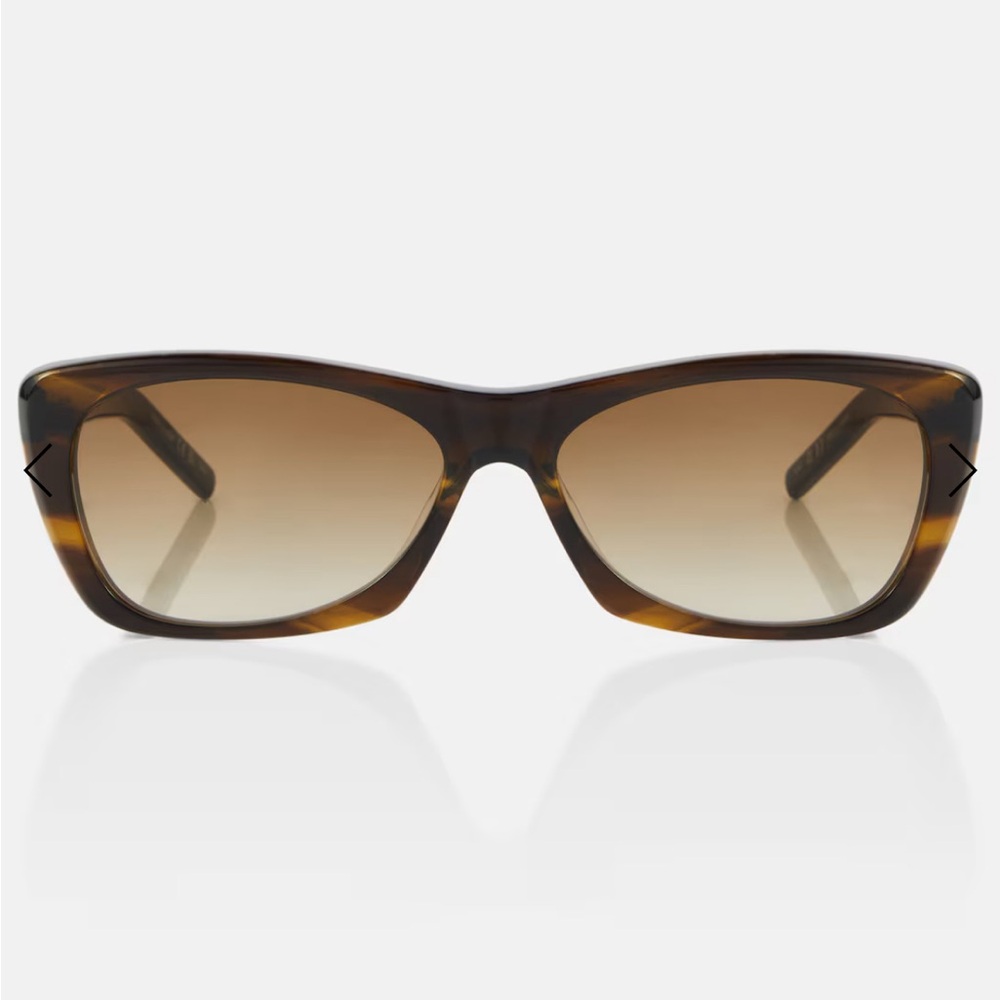 Saint Laurent Stylish Brown Tortoise Sunglasses: